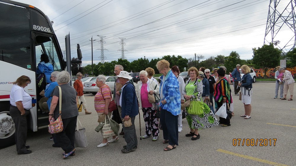 PHS 2017 Bus Tour - Boarding the Bus